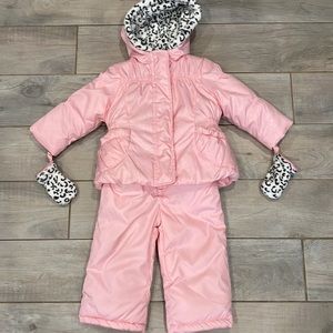 Toddler girl snowsuit size 18 months